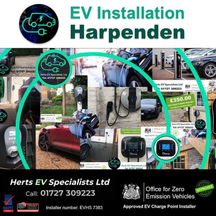 EV Charger installation in Harpenden