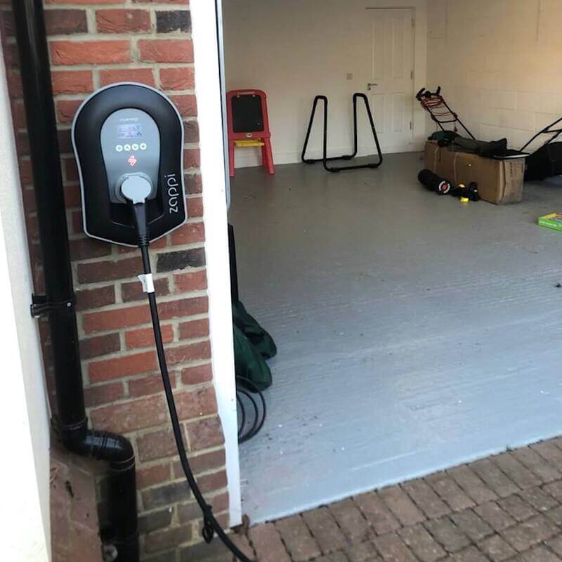 Zappi Home EV Charger installation in Welwyn Garden City